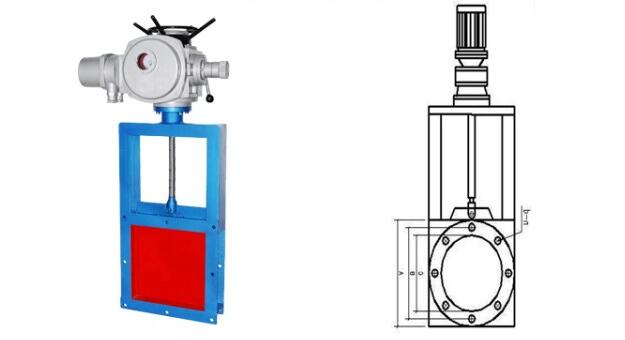 電動方形閘板閥如何安裝、結(jié)構(gòu)圖