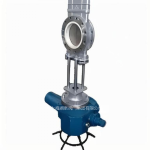 穿透式電動刀閘閥Z973X/H?-10  DN200，DN25